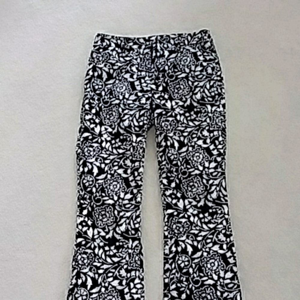 Ralph lauren black & white chopped pants